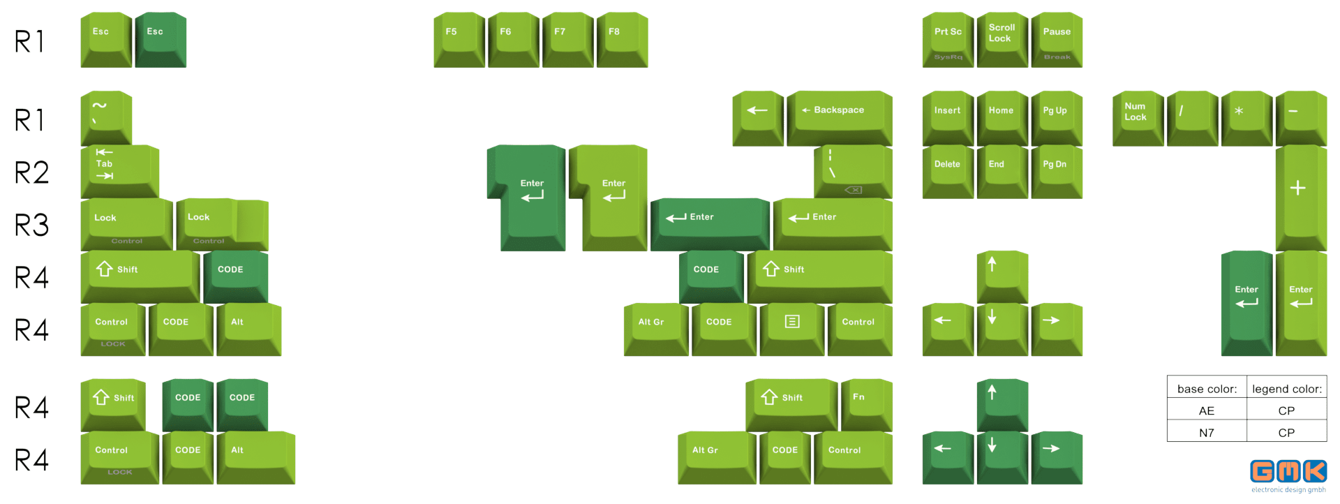 GMK TA Royal Alpha Mod Kit green.png